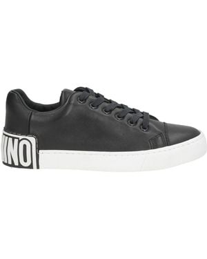 Moschino Sneakers Calfskin - Black