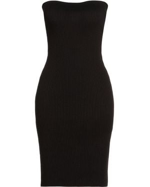 Haveone Mini Dress Viscose, Polyester, Polyamide - Black