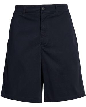 Department 5 Midnight Shorts & Bermuda Shorts Cotton, Elastane - Blue