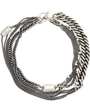 Ann Demeulemeester Necklace Metal - Metallic