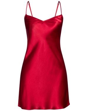 STAUD Minivestido - Rojo
