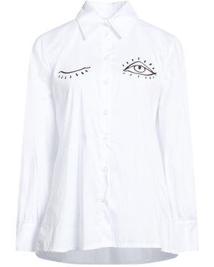Dixie Shirt Cotton, Polyamide, Elastane - White