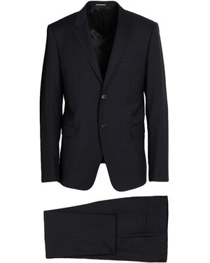 Emporio Armani David Line Suit Wool - Black