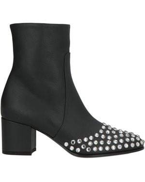 Alaïa Ankle Boots Lambskin - Black