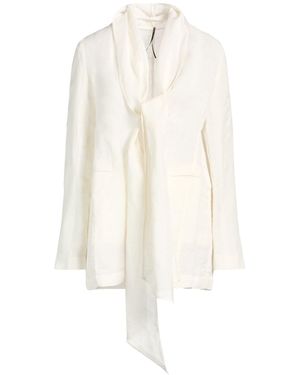 Masnada Jacket Viscose, Linen - White