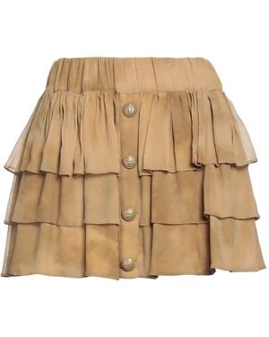 Balmain Mini Skirt - Natural