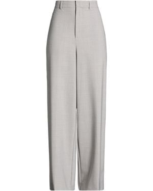 Semicouture Pants Polyester, Virgin Wool, Elastane - Gray