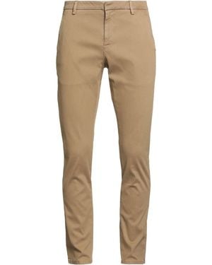 Dondup Camel Pants Cotton, Elastane - Natural