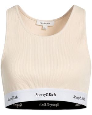 Sporty & Rich Top Cotton, Elastane - Natural