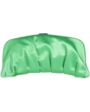 Twenty Four Haitch Clutch Textile Fibres - Green