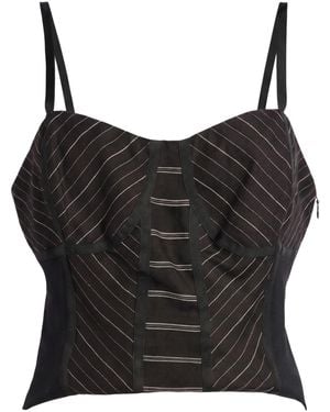 Les Copains Top Linen, Polyester - Black