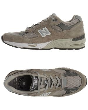 New Balance Sneakers Soft Leather, Textile Fibers - Gray