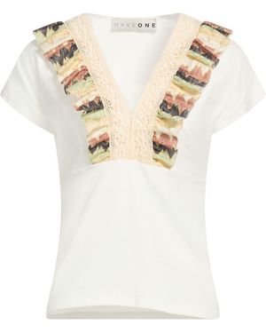 Haveone T-Shirt Cotton, Elastane - White