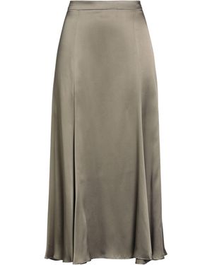 Simonetta Ravizza Midi Skirt Silk - Gray