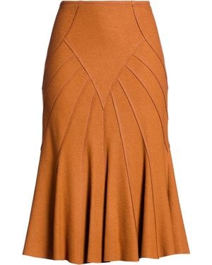 Angelo Marani Midi Skirt - Orange