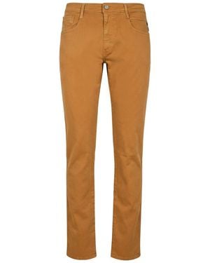 Replay Camel Jeans Cotton, Polyester, Elastane - Natural
