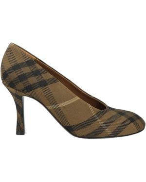 Burberry Military Pumps Textile Fibers - Brown