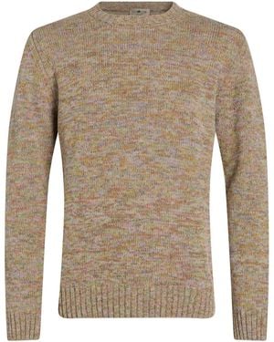 Irish Crone Jumper Virgin Wool - Grey