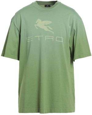 Etro T-Shirt Cotton - Green