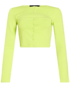 DSquared² Lime Cardigan Viscose, Polyester - Yellow