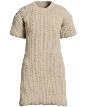 MM6 by Maison Margiela Mini Dress Acrylic, Wool, Polyamide, Elastane - Natural
