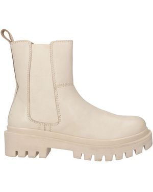 CafeNoir Ankle Boots - Natural
