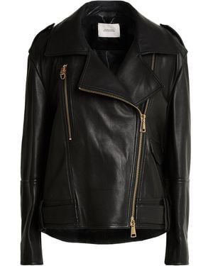 Dorothee Schumacher Jacket Lambskin - Black
