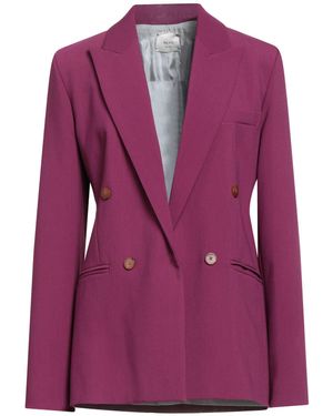 Alysi Chocolat Mauve Blazer Polyester, Viscose, Elastane, Wool, Acetate - Purple