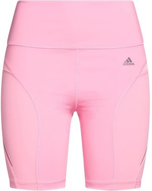 adidas Shorts & Bermuda Shorts Recycled Polyester, Elastane - Pink