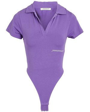 hinnominate Bodysuit Cotton, Elastane - Purple
