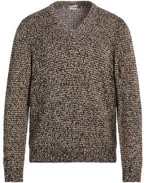 Massimo Alba Khaki Jumper Cotton, Silk - Grey
