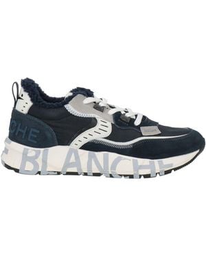 Voile Blanche Midnight Sneakers Leather, Textile Fibers - Blue
