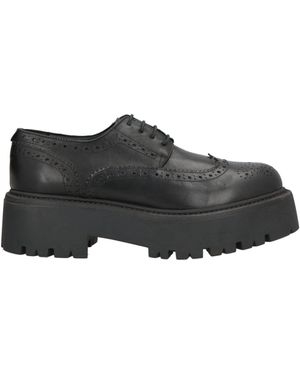 Ovyè Lace-Up Shoes Leather - Black