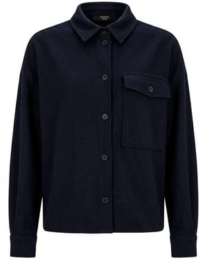 Weekend by Maxmara Shirt Polyester, Cotton, Elastane - Blue
