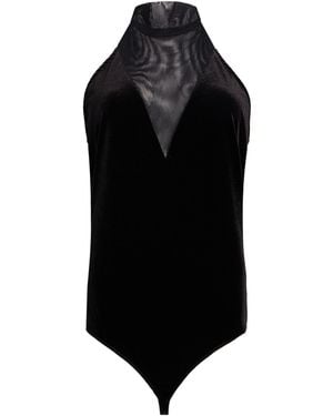 ViCOLO Bodysuit Polyester, Elastane - Black