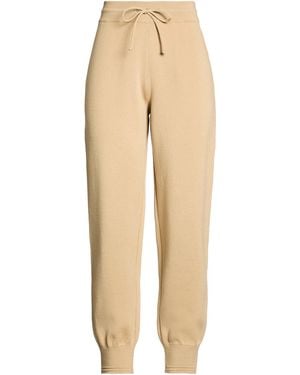 Burberry Sand Pants Wool, Polyamide, Elastane - Natural