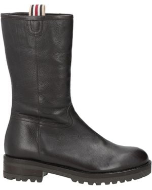 Duccio Del Duca Dark Boot Leather - Black