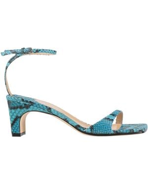 Sergio Rossi Sandals Leather - Blue