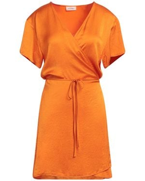 American Vintage Mini Dress Acetate - Orange