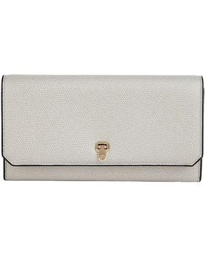 Valextra Wallet Calfskin - Gray
