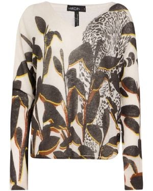 Marc Cain Sweater Polyamide, Alpaca Wool, Wool - Natural