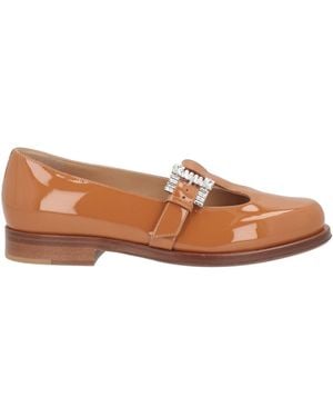 Sergio Rossi Ballet Flats - Brown