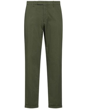 MICHELE CARBONE Pants Cotton, Elastane - Green