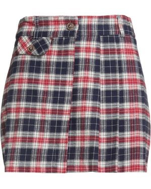 Motel Mini Skirt Cotton - Red