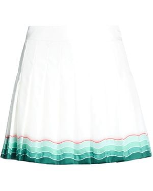 CASABLANCA Mini Skirt Silk - Green