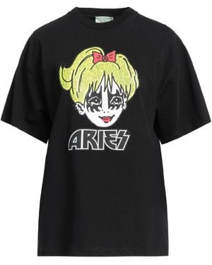 Aries T-Shirt Cotton - Black