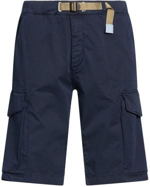 White Sand Midnight Shorts & Bermuda Shorts Cotton, Elastane - Blue