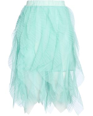 Haveone Midi Skirt Polyester - Blue