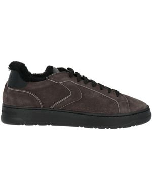 Voile Blanche Charcoal Trainers Leather - Black