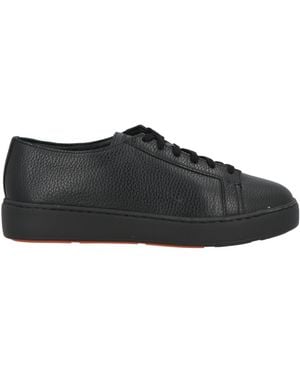 Santoni Sneakers Leather - Black